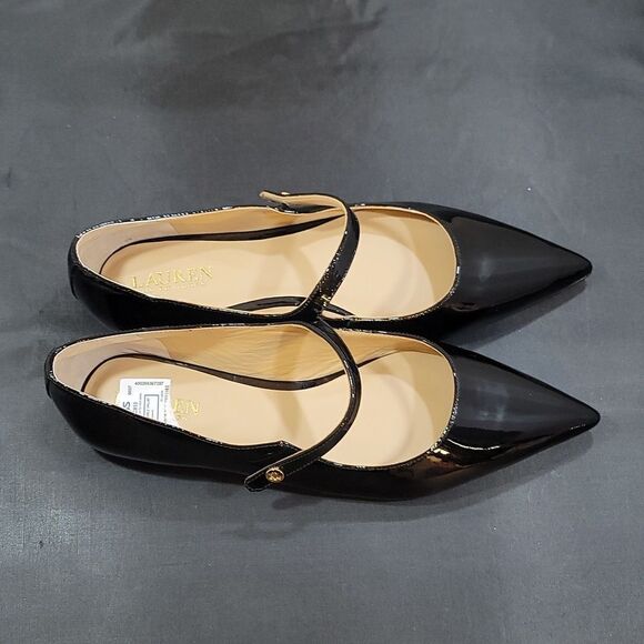 BRAND NEW LAUREN RALPH LAUREN LONDYN PATENT LEATHER MARY JANE BALLET FLATS - Picture 8 of 16